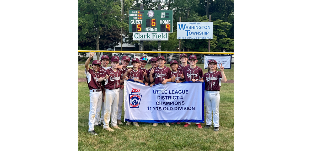 Ridgewood Little League District 4 - 11's Champion